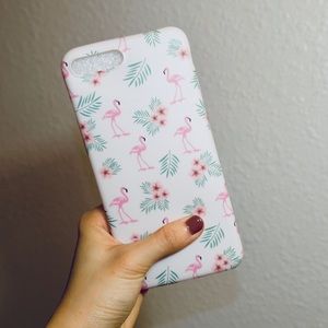 ✨iPhone 7p&8p✨ Flamingo phone case